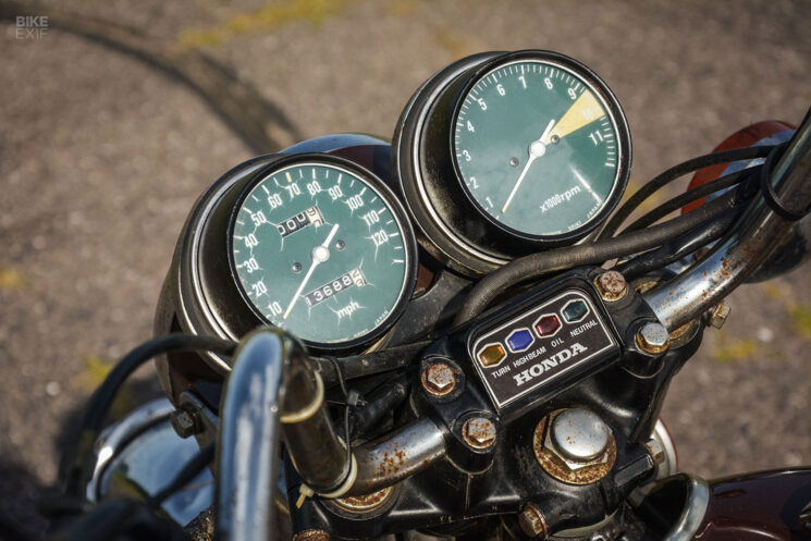 Honda CB550 Gauges
