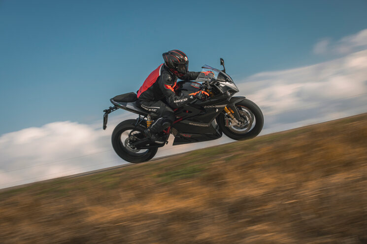 Energica Ego on the road