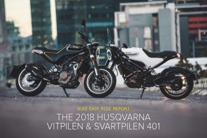 Review: The 2018 Husqvarna Vitpilen and Svartpilen 401