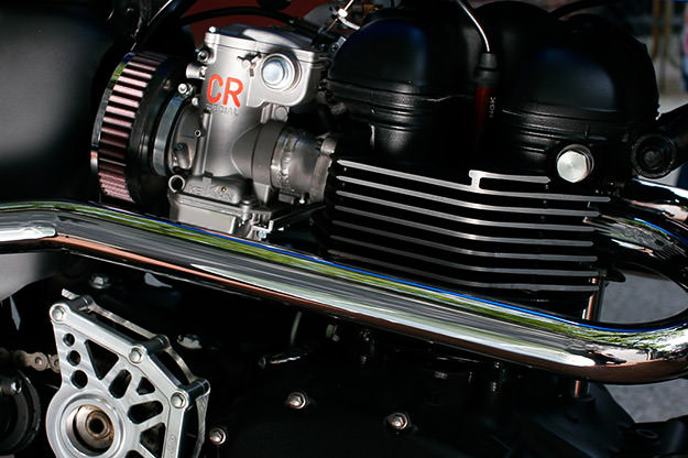 Triumph T100 Scrambler custom motorcycle Triumph T100 Scrambler custom motorcycle