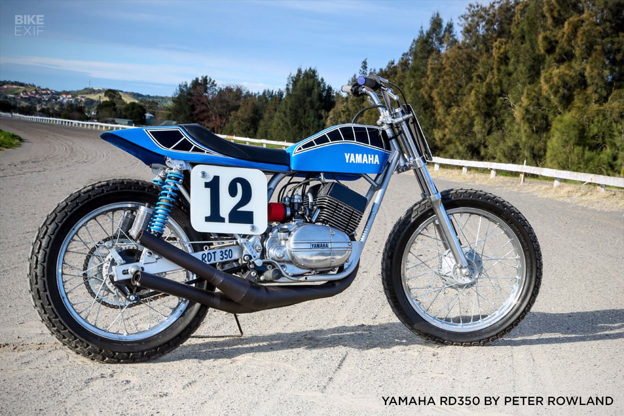 Yamaha RD350 flat tracker by Peter Rowland