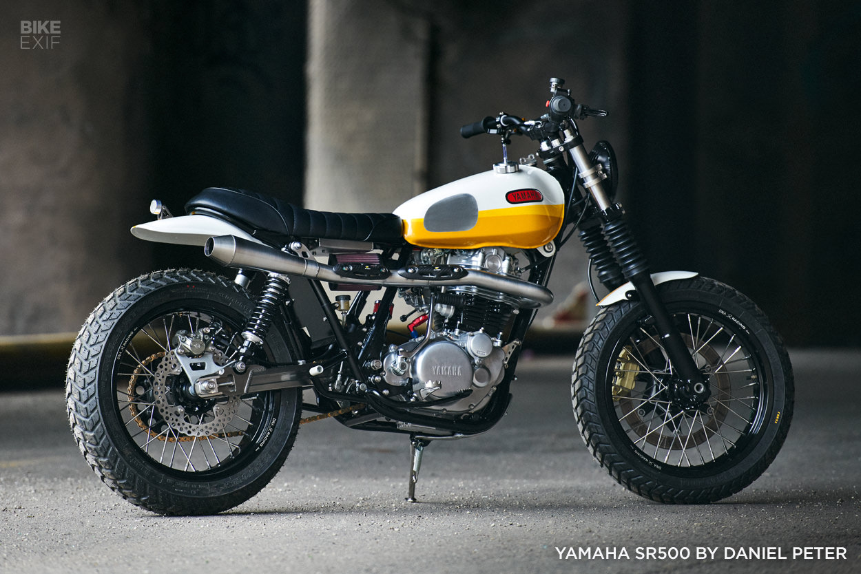 Yamaha SR500 scrambler by Daniel Peter